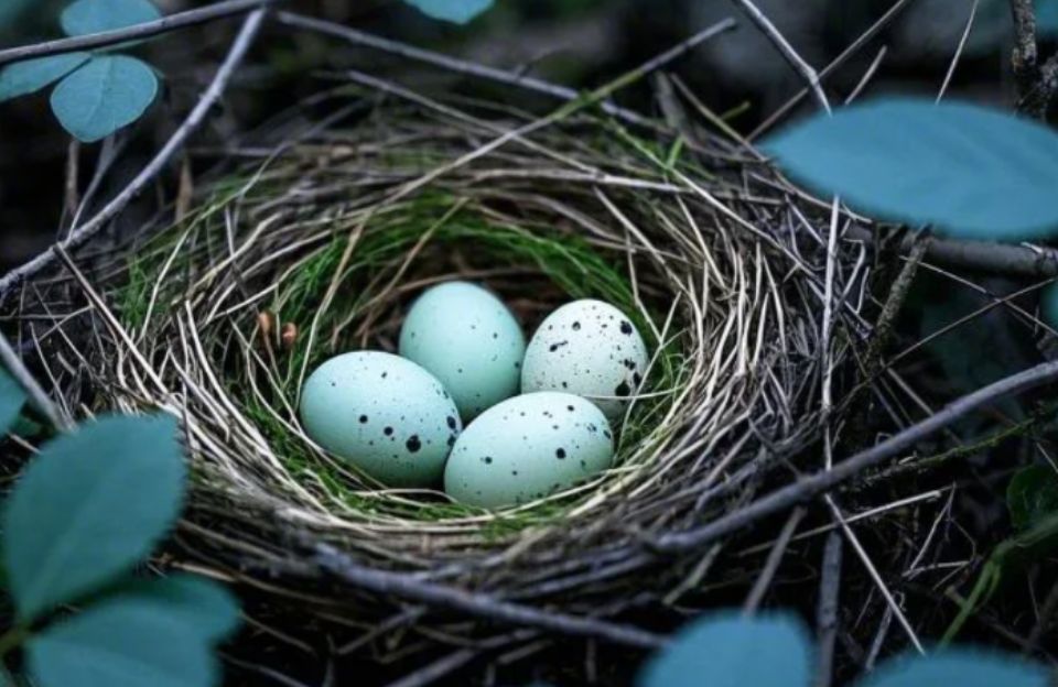 Hepatic Tanager eggs